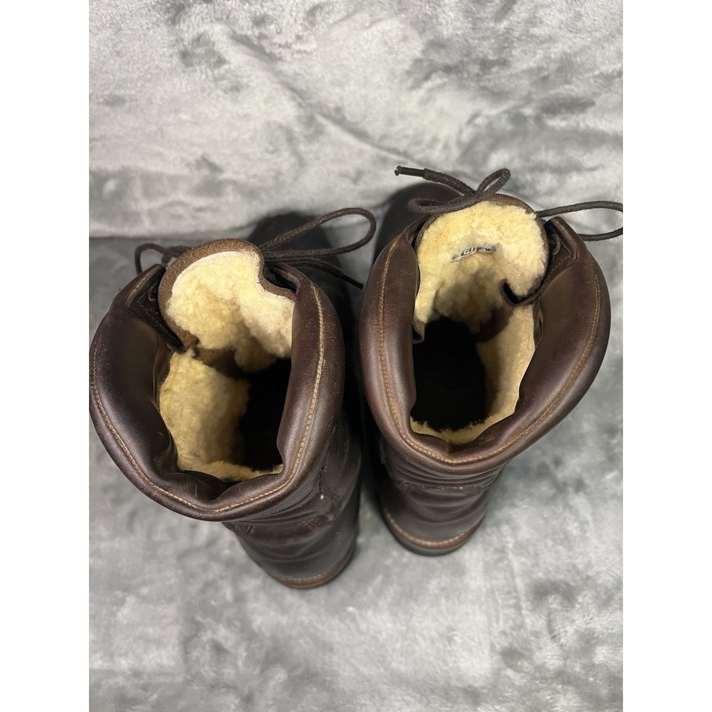 Chippewa Full sheep skin insulation made in USA Leather Soft Toe Size 13 Boots - Picture 6 of 9